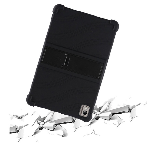 Szilikon tok Nokia T21, Impact, páncélozott, fekete