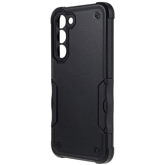 Páncélozott tok a Samsung Galaxy S23, Dual-Layer, fekete