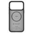 Spigen Enzo Aramid MagSafe tok iPhone 17 Pro készülékhez, szénfekete / ezüst