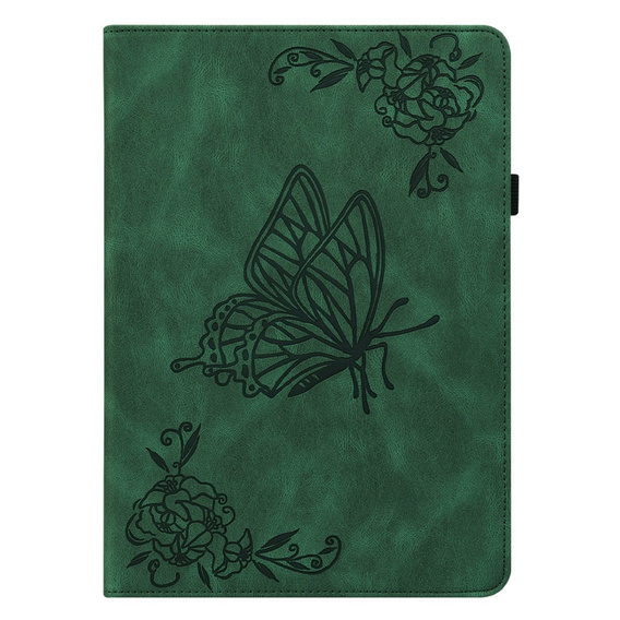 Tok Lenovo Tab M11, Butterfly, zöld