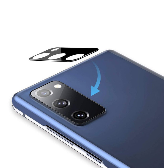Edzett kameraüveg Samsung Galaxy S20 FE, kék