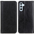 Telefontok a Samsung Galaxy S24, Wallet Litchi Leather, fekete