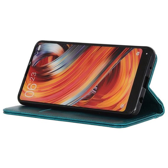 Telefontok a OnePlus 12 5G, Wallet Litchi Leather, zöld