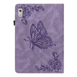 Tok Lenovo Tab M9, Butterfly, lila