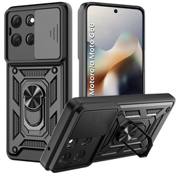 Páncélozott tok Motorola Moto G56 5G, CamShield Slide, kék