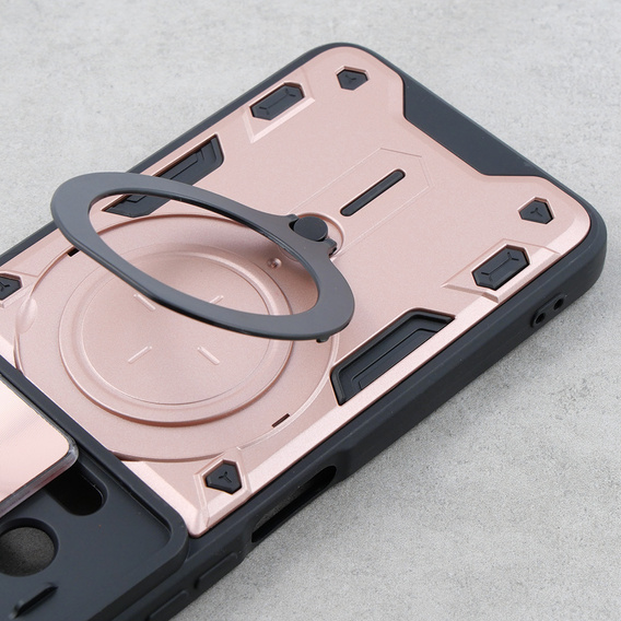 Páncélozott tok Infinix Note 12 Pro 4G / Note 12 2023, CamShield Slide, rózsaszín rose gold