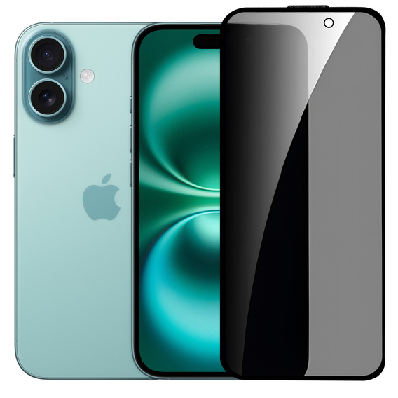 IMAK adatvédelmi edzett üveg iPhone 16 készülékhez