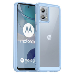 Telefontok a Motorola Moto G53 5G, Fusion Hybrid, átlátszó / kék