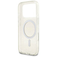Guess IML Glitter Pearl Strap MagSafe tok iPhone 17 Pro Max készülékhez