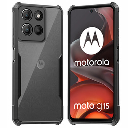 Telefontok a Motorola Moto G15 / Motorola Moto G15 Power, AntiDrop Hybrid, fekete