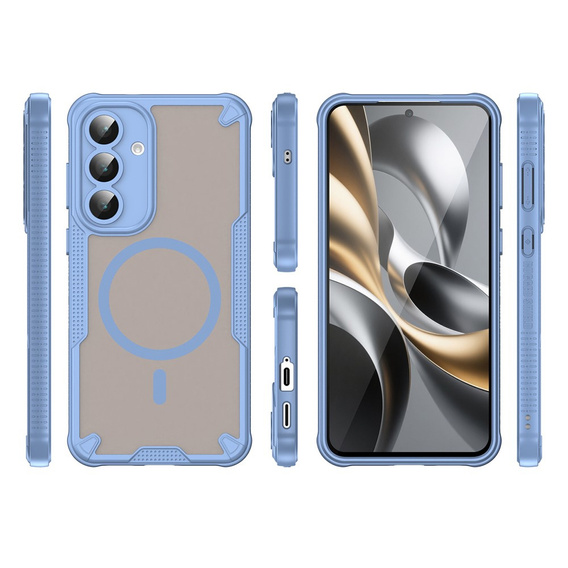 Páncélozott tok Samsung Galaxy S25 FE készülékhez, MagSafe, matt fekete