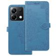 Pattintható tok a Xiaomi Poco X6 5G, Mandala, kék