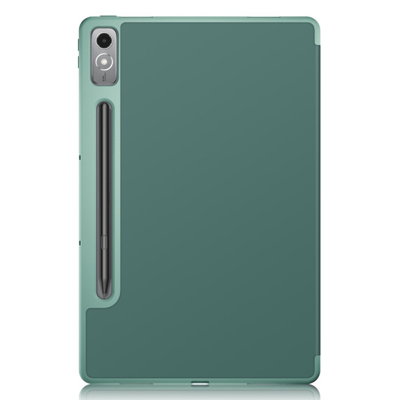 Tok Lenovo Tab P12, Smartcase tolltartóval, zöld