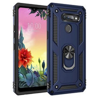 Páncélozott telefontok a LG K50S, Nox Case Ring, sötétkék