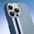Tok iPhone 14 Pro, Carbon Fiber MagSafe, kék