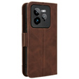 Pattintható tok a Realme GT 7 Pro, Card Slot, barna