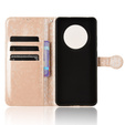 Flap tok Oppo Reno 12FS / 12F, Wallet Rhombus, rózsaszín