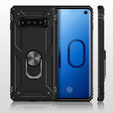 Páncélozott telefontok a Samsung Galaxy S10, Nox Case Ring, fekete