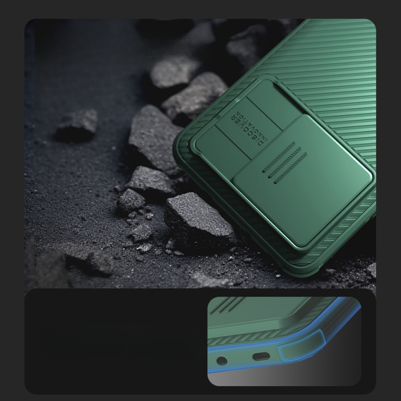 Tok Xiaomi 13T / 13T Pro, páncélozott Nillkin, CamShield Pro, Zöld