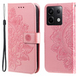 Pattintható tok a Xiaomi Redmi Note 13 Pro 5G, Mandala, rózsaszín rose gold