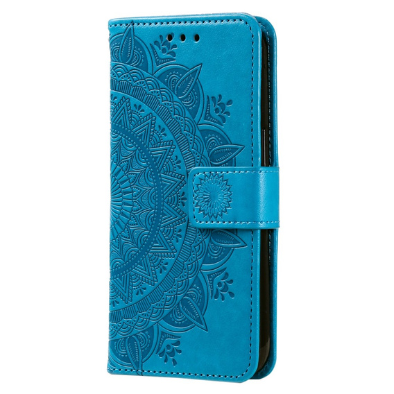 Pattintható tok a Oppo A17, Mandala, kék
