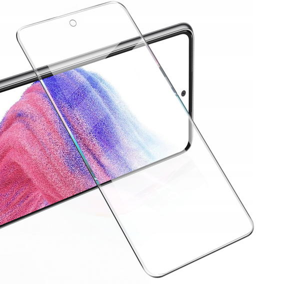 2x edzett üveg a Samsung Galaxy A53 5G, ERBORD 9H Hard Glass a képernyőn