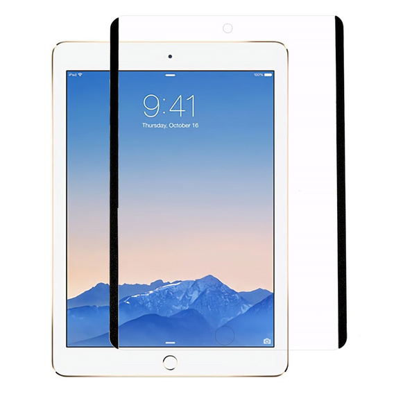 PVC papírérzetű védőfólia iPad 9.7" 2018/2017 (6/5 gen.) / Air 2/1 9.7" 2014/2013 készülékhez, átlátszó