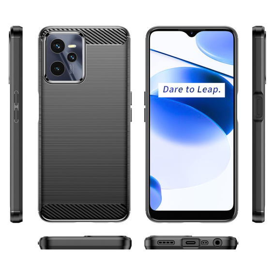 Telefontok a Realme C35, Carbon, fekete