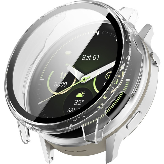 2 az 1-ben tok + edzett üveg a Garmin Venu 4 45 mm-es modellhez