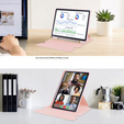 Billentyűzet tok Samsung Galaxy Tab S6 Lite 2024 / 2022 / 2020, Rotary 360° Leather, rózsaszín rose gold