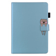 Tok iPad 10.2" 2021/2020/2019 (9/8/7 gen.), pánttal, animal, kék