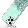 Telefontok a iPhone 13 Pro, Glittery, zöld