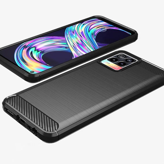 Telefontok a Realme 8 / 8 Pro, Carbon, fekete