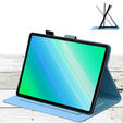 Tok iPad 10.2" 2021/2020/2019 (9/8/7 gen.), pánttal, animal, kék