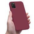 Vékony tok a Samsung Galaxy A02s, Slim, bordó