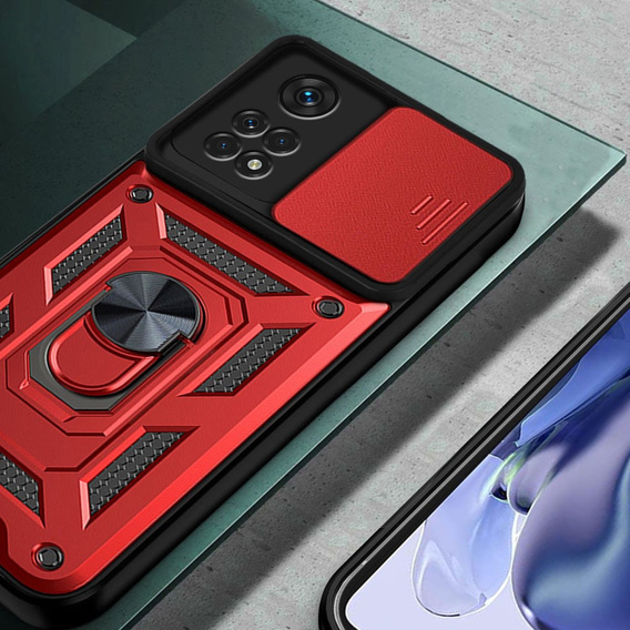 Telefontok a Xiaomi Redmi Note 11 Pro 4G, CamShield Slide, piros