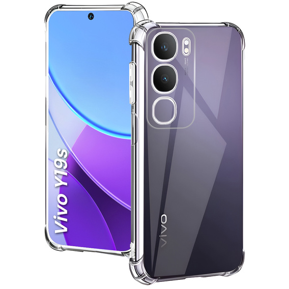 Telefontok a Vivo Y19s, Dropproof, átlátszó