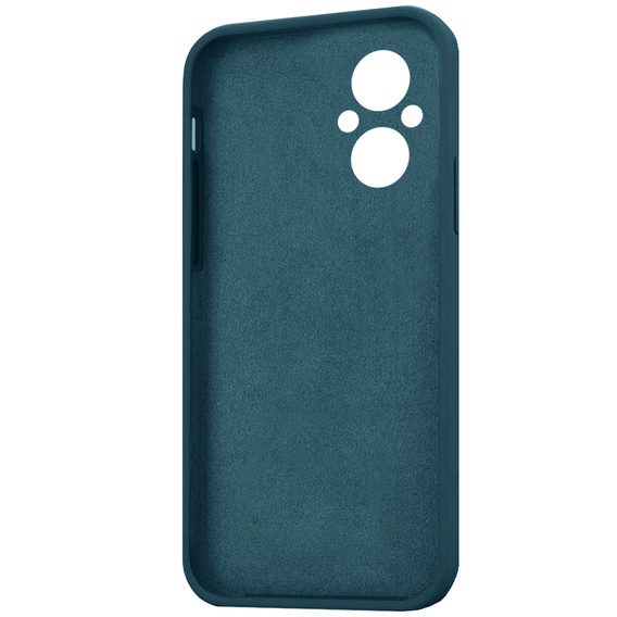Telefontok a Oppo Reno7 Lite, Silicone Lite, zöld