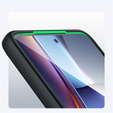 Tok Xiaomi Redmi 15 5G / 4G, kameravédelemmel, átlátszó, fekete oldallapokkal