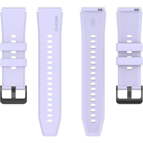 Pasek silikonowy 22mm uniwersalny - Fioletowy