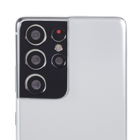 Fém kamerafedél Samsung Galaxy S21 Ultra készülékhez, kék