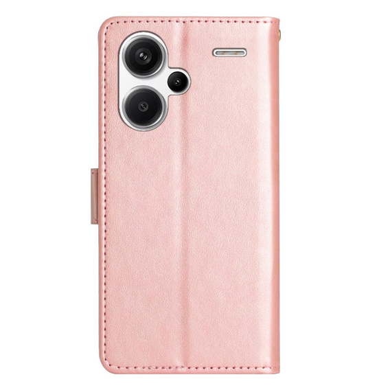 Pattintható tok a Xiaomi Redmi Note 13 Pro+, Butterfly, rózsaszín rose gold