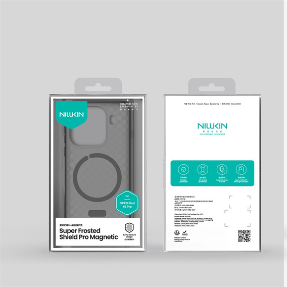 Nillkin Frosted Shield Pro MagSafe tok Oppo Find X9 Pro készülékhez