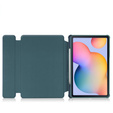 Billentyűzet tok Samsung Galaxy Tab S6 Lite 2024 / 2022 / 2020, Rotary 360° Leather, sötétzöld