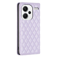 Pattintható tok a Xiaomi Redmi Note 13 Pro+, Wallet, BINFEN COLOR, lila