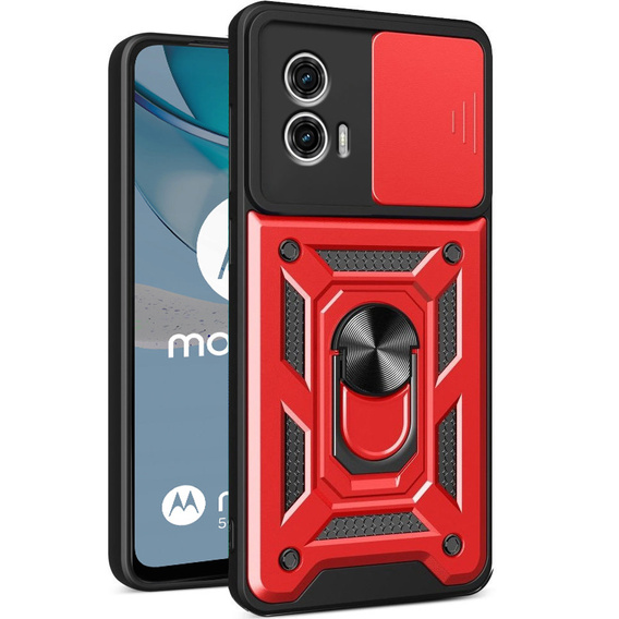Telefontok a Motorola Moto G53 5G, CamShield Slide, piros