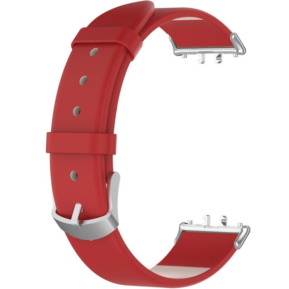 Bőrszíj Samsung Galaxy Fit 3 készülékhez, piros