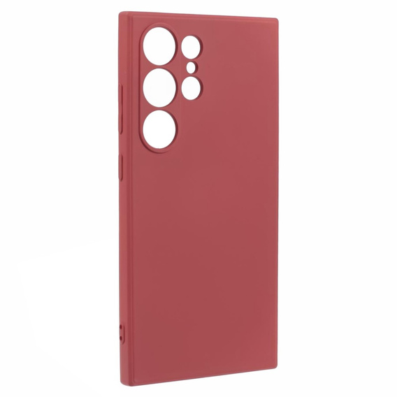 Telefontok a Samsung Galaxy S24 Ultra, Silicone Lite, piros