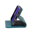 CASEME tok Samsung Galaxy S9, Leather Wallet Case, kék