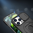 Tok iPhone 16 Pro, Military Magnet, MagSafe-hoz, fekete